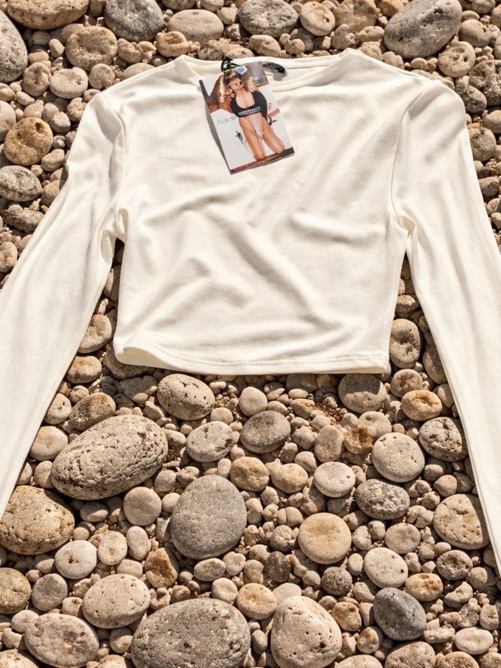 NWT Ivory Crop Top with Midi Skirt, 2 piece by Naked Wardrobe - Picture 10 of 12
